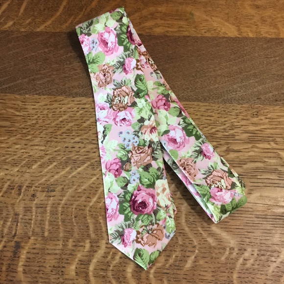 NWT Dapper Days Retro Floral Skinny Necktie - Picture 3 of 8